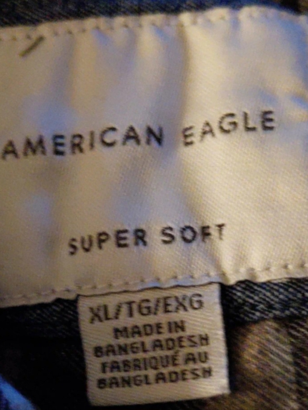 #75 y2k style amerigan eagle button down long sleeve size xl